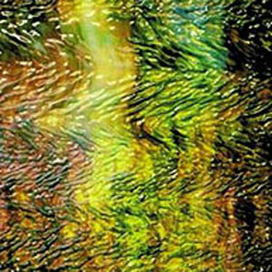 uroboros two tone brown & green herringbone ripple, Granite