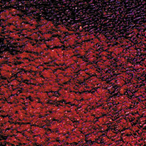 uroboros grenadine red ripple iridized, Iridized