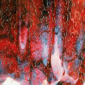 uroboros ruby & red on white, Granite