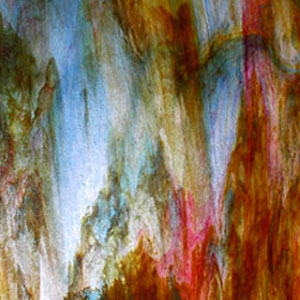 Youghiogheny Ice White, Yellow, Dark Blue, Purple, Green Stipple, Stipple