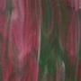 16 X 20 Bullseye Cranberry, Emerald, White Double Rolled Streaky