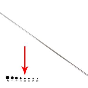 20 Gauge Sterling Silver Round Soft Wire, Wire - Silver