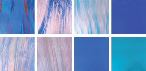 Wasser Water Opal Pack - 90 COE, Patterned Glass