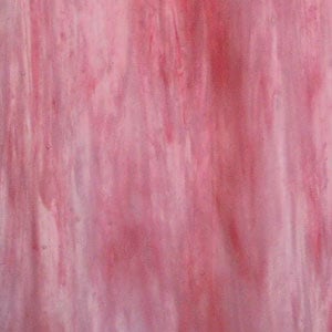 Wissmach Wispy Pink White Stained Glass