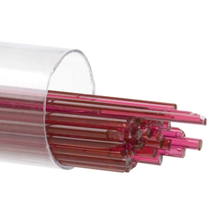 Cranberry Pink Transparent Stringers - 2mm, 2mm Stringers