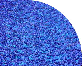 1/4 Sheet Yellow / Blue On Clear Ripple - 90 Coe