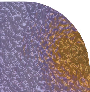 1/4 Sheet Yellow / Violet On Clear Ripple - 90 Coe