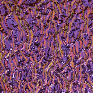 Dichroic Green / Magenta Blue On Clear Ripple - 4 x 4, CBS 4x4 on Ripple