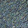 Dichroic Red / Silver Blue On Clear Ripple - 4 x 4