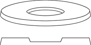 14 1/2 Round Platter, Special Order Bullseye Molds