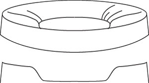 11 3/4 Antique Mold, Special Order Bullseye Molds
