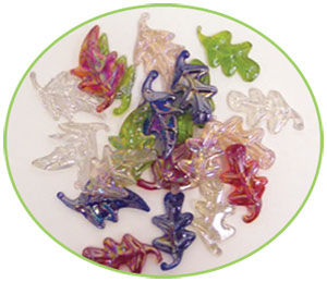 Glass Leaves, Nuggets & Gems