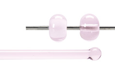 Erbium Pink Transparent Rodz, Bullseye Transparent Rods