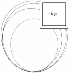 18 gauge sterling silver Square Soft Wire, Wire - Silver