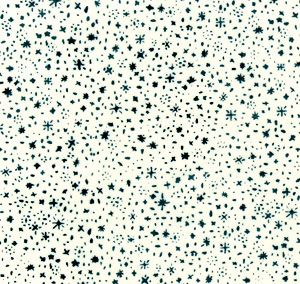 Decal Magic Black Starry Night Pattern, Fusing Embellishments Clearance