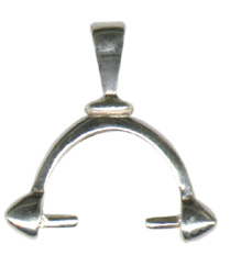 Bead Hugger Pendant - Small, Necklaces, Pendants, Bails