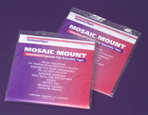 Mosaic Mount Squares, Cement & Colorants
