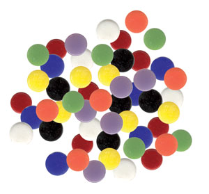 Small Circle Assortment - 50 Pieces, Shapes Assortments