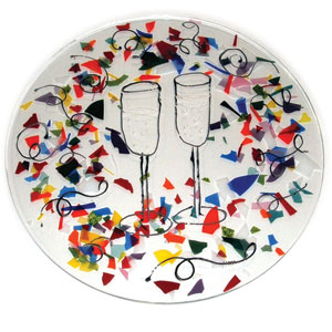 System 96 Clear 8 Fusible Glass Circle, Glass Circles