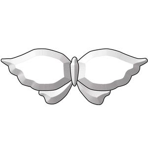 Mika Butterfly Bevel Cluster - 5 Piece