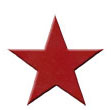 50 Small Red Stars