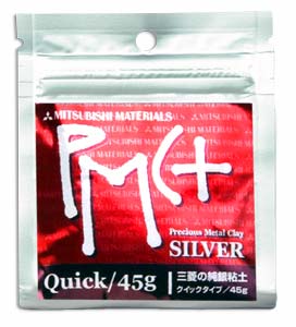 PMC+ Clay - 45g, Silver Metal Clay
