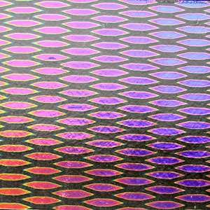 Marquise Pattern Dichroic on Thin Clear, CBS 4x4 Patterns
