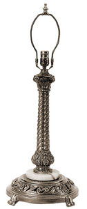 18 rope large lamp base with onyx