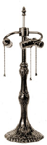 18 3/4 pompeii lamp base, Large Bases - Special Order
