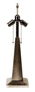 20 mission lamp base, Large Bases - Special Order