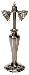 19 1/2 classic nouveau lamp base - double lights