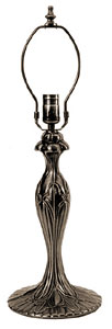 14 art nouveau lamp base, Medium Bases - Special Order