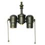2 Light Brass Cluster