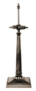 17 1/2 prairie lamp base - candelabra light cluster, Large Bases - Special Order