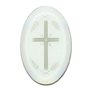 Cross And Wheat Engraved Bevel, Engraved Bevels Sale