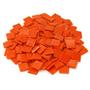 3/4 Burnt Orange / Red Glass Tile - 1 Lb.