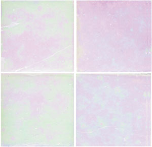 3/4 white iridized glass tile - 1/2 lb., Mosaic Tesserae Sale