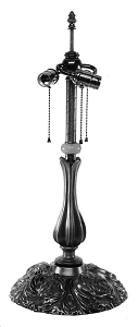 19 Tulip Lamp Base with Onyx, Large Bases - Special Order
