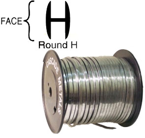 Large Spooled Lead - 1/4 Round H, Lead Came
