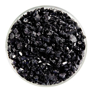 1 lb Bullseye Stiff Black Frit - Coarse, Coarse Frit