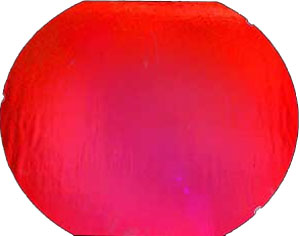 Dichroic Candy Apple Red On Clear- Full Sheet, CBS Full Sheet on Standards