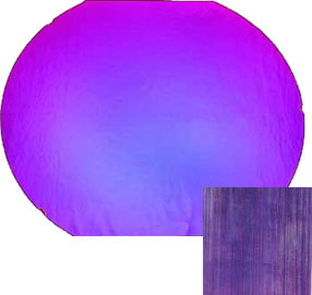 DICHROIC GREEN/ MAGENTA BLUE ON THIN CLEAR FIBROID -  FULL SHEET, CBS Full Sheet on Textures