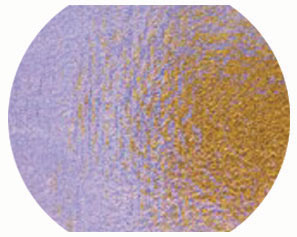 DICHROIC YELLOW/ VIOLET ON THIN CLEAR - FULL SHEET, CBS Full Sheet on Thins