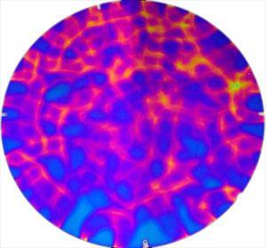Dichroic Green/ Magenta Blue Aurora Borealis On Thin Clear - Full Sheet, CBS Full Sheet Patterns