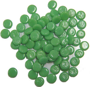 200 Small Green Circles, Special Order Fusible Shapes