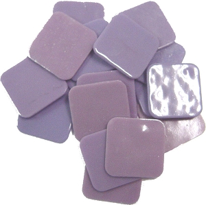 100 Large Purple Squares, Special Order Fusible Shapes