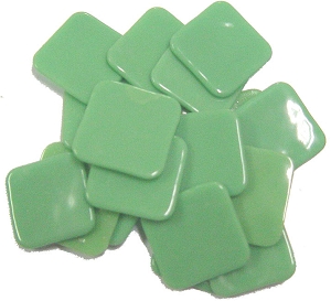 100 Large Green Squares, Special Order Fusible Shapes