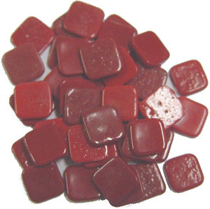 150 Medium Red Squares, Special Order Fusible Shapes