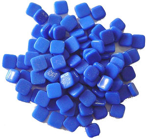 200 Small Blue Squares, Special Order Fusible Shapes