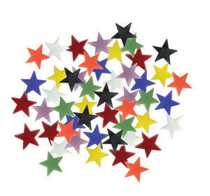 Small Star Assortment - 200 Pieces, Shapes Assortments
